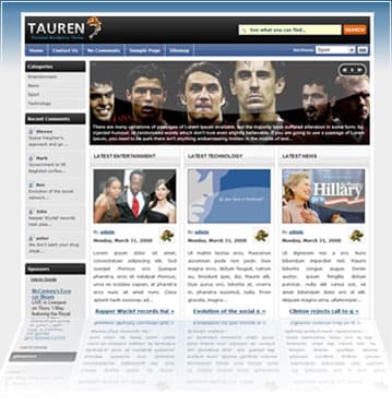 Tauren WordPress Theme