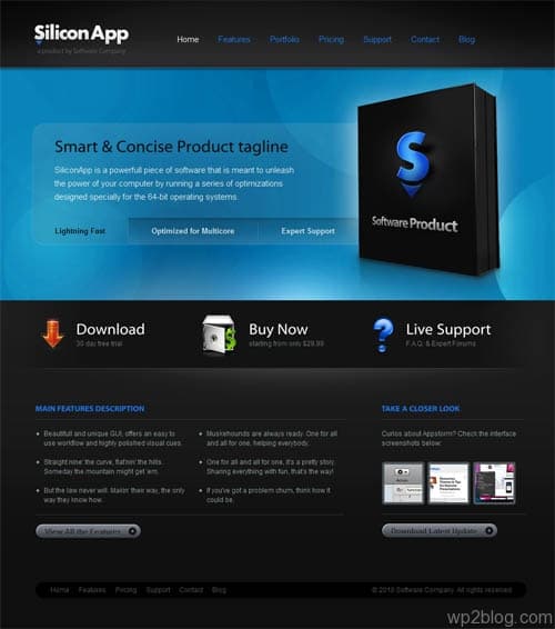 Silicon App Premium WordPress Theme