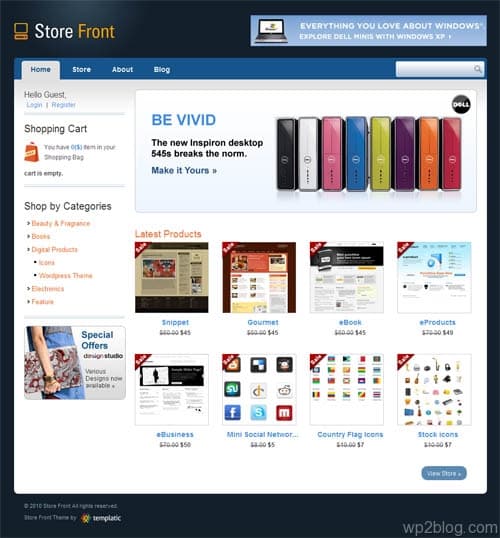 Store Front Premium WordPress Theme