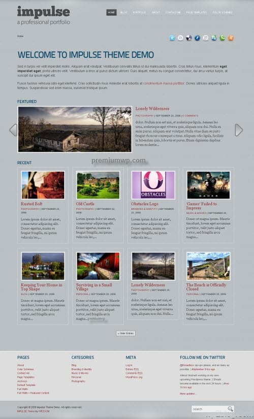 Impluse Premium WordPress Theme