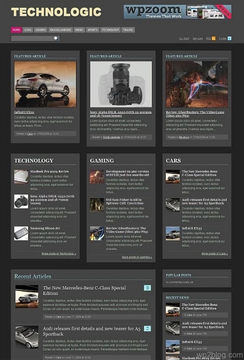 technologic wordpress theme