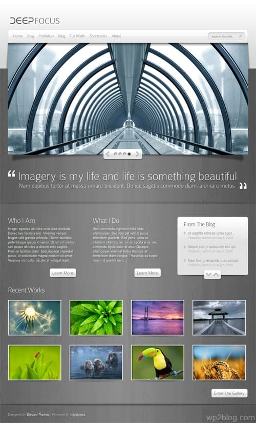 Deep Focus Premium WordPress Theme