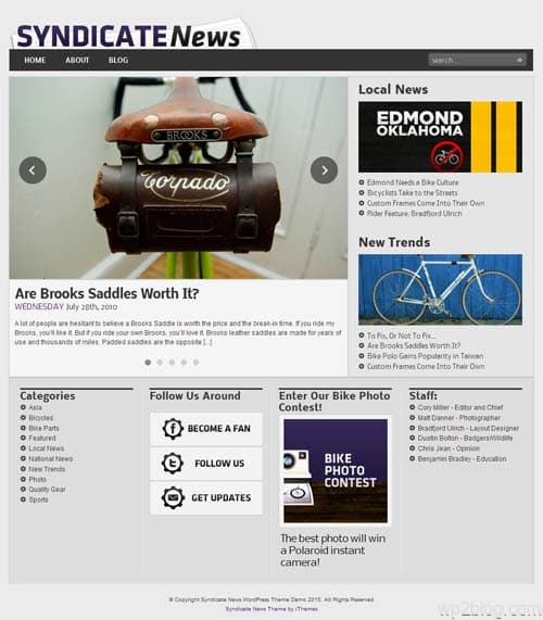 Syndicate News Premium WordPress Theme