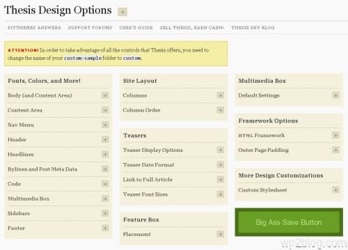 design-options