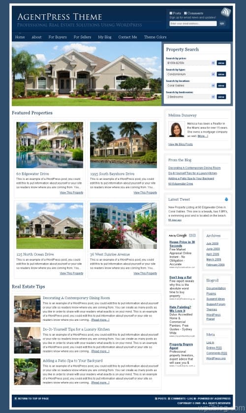 agentpress wordpress theme