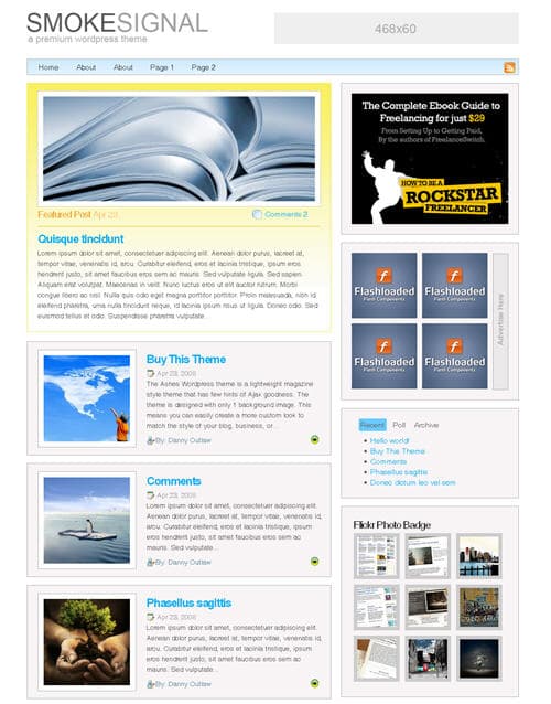 smoke signal wordpress theme