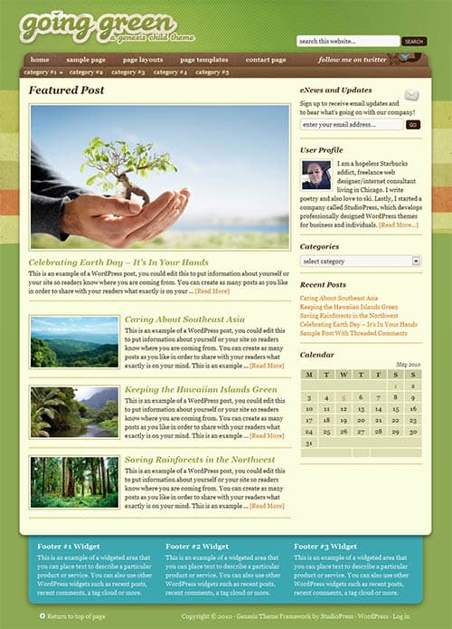 going-green-wordpress-theme