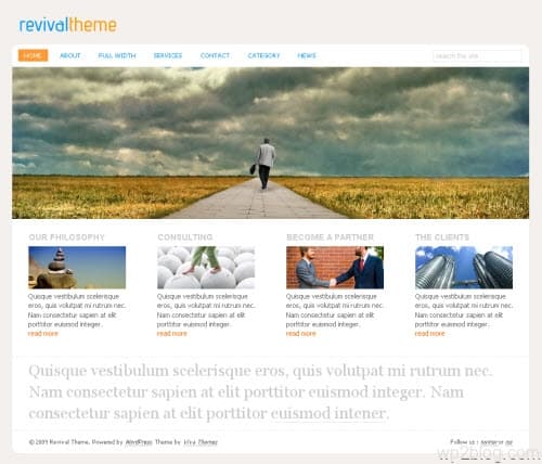 revival wordpress theme