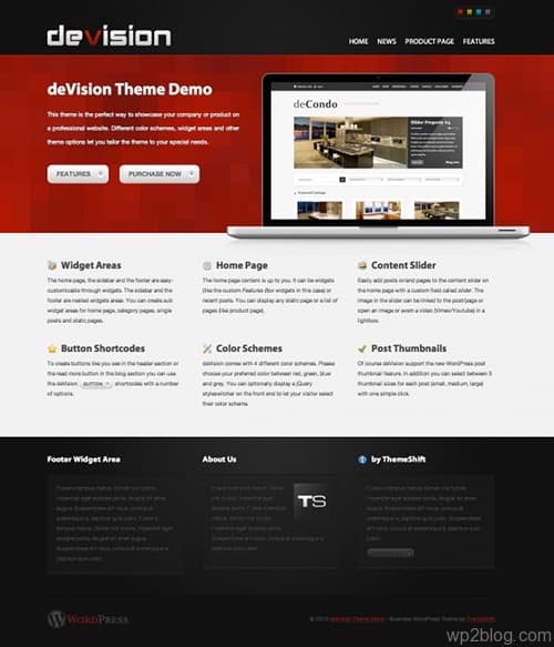 devision wordpress theme