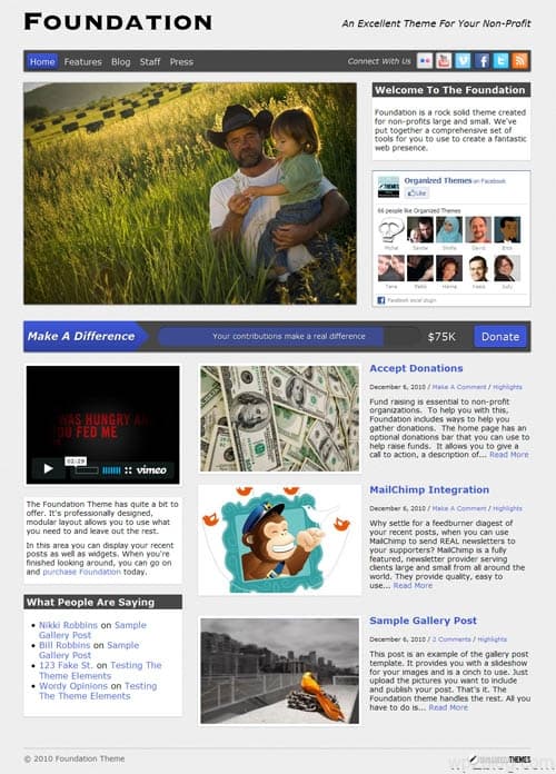 Foundation Premium WordPress Theme