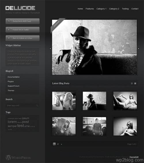 DeLucide Portfolio Premium WordPress Theme