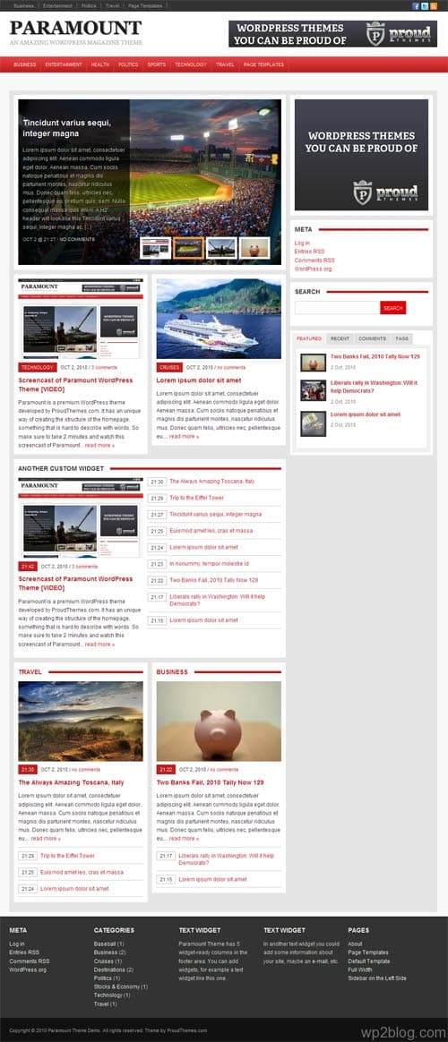 Paramount Magazine WordPress Theme