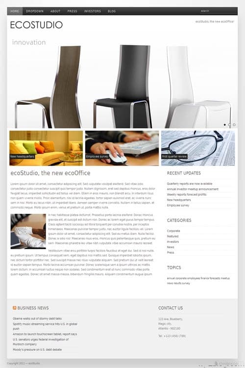 Eco Studio Premium WordPress Theme