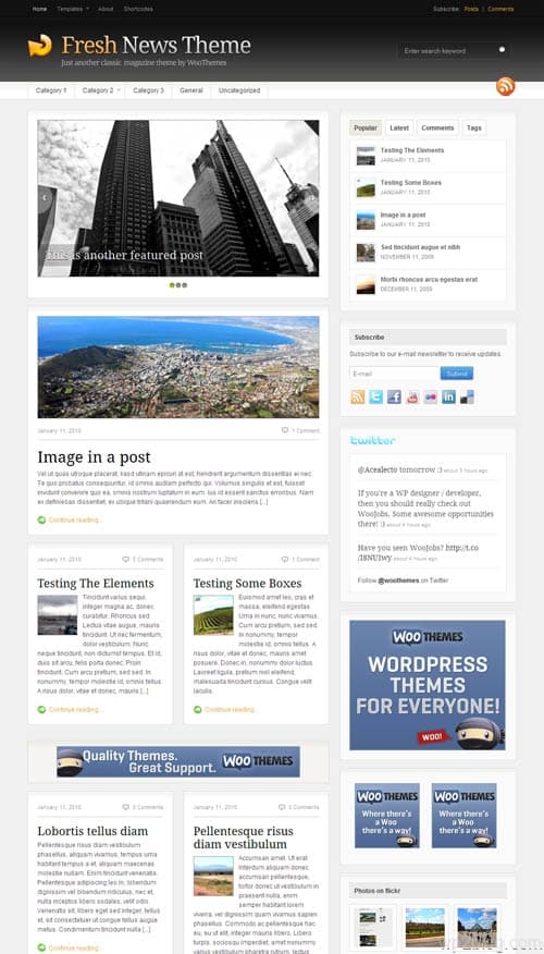 Fresh News 3.0 Premium WordPress Theme