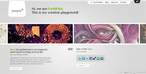 freshfolio wordpress theme