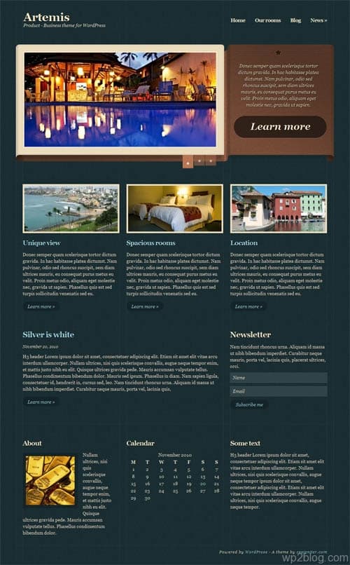 artmenis wordpress theme