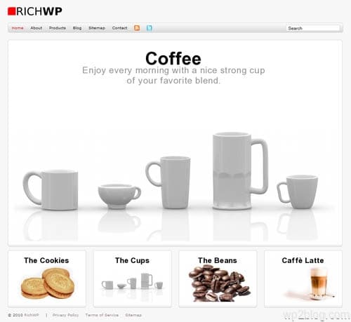 rich corp. wordpress theme