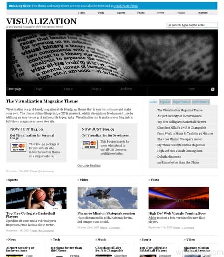 Visualization Theme