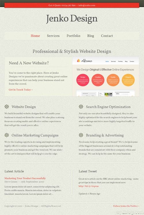 jenko wordpress theme