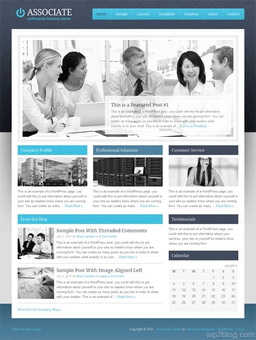 Associate Premium WordPress Business Theme