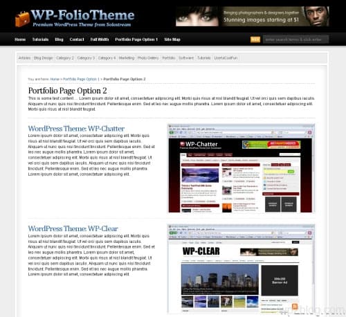 WP-Folio WordPress Theme