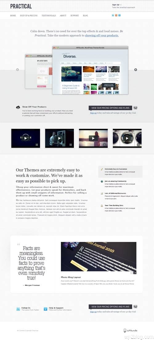 practicle wordpress theme