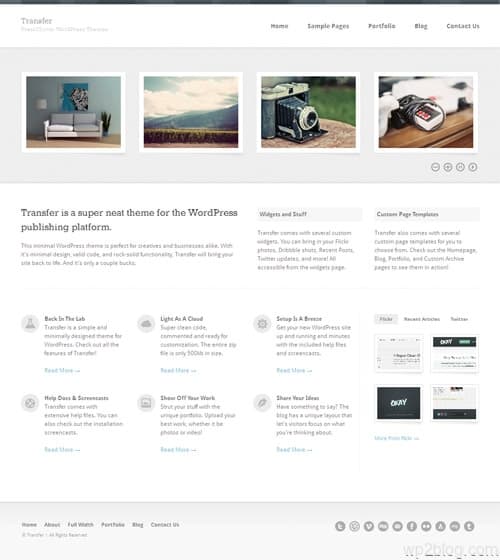 Transfer Premium WordPress Theme