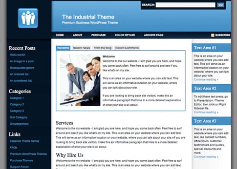 Industrial Business Theme