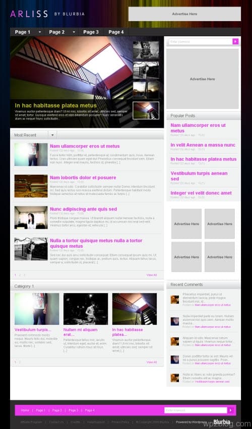 arliss wordpress theme