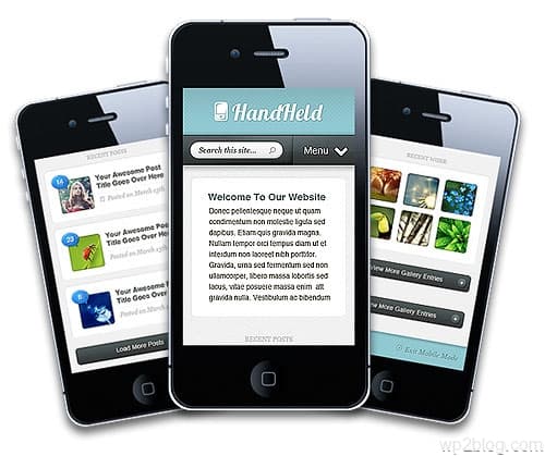 Hand Held Premium WordPress Mobile Theme