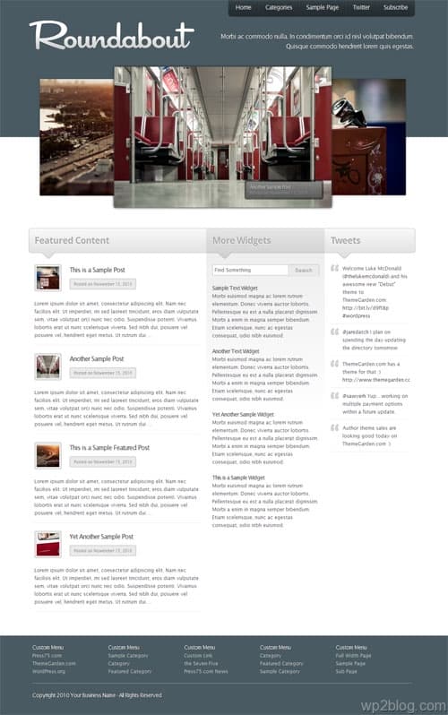 Roundabout Premium WordPress Theme