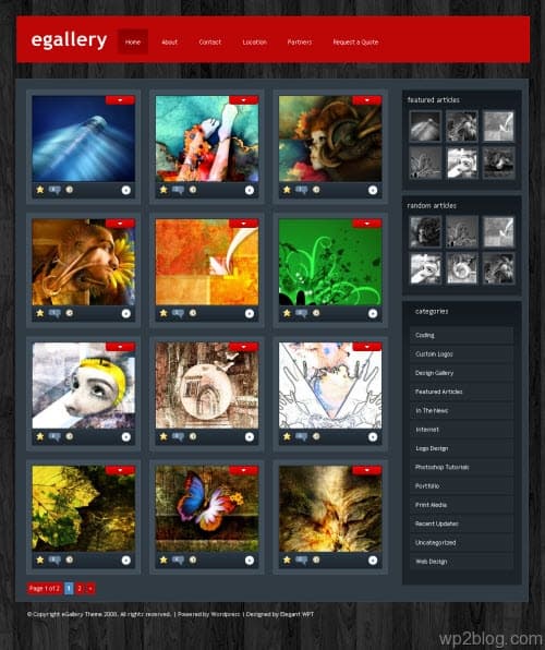 egallery wordpress theme