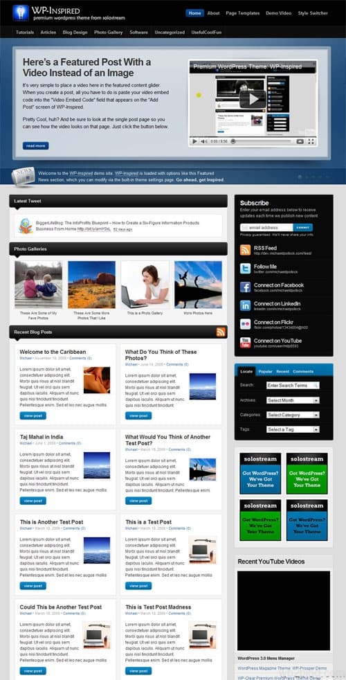 wp inspired wordpress theme