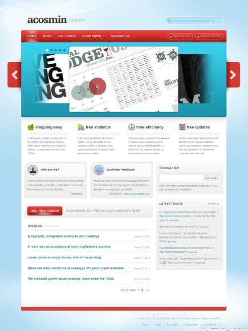 AcosminBIZ WordPress Theme