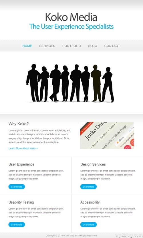 Koko Business WordPress Theme