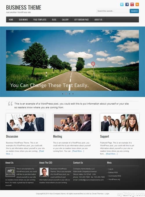 Business Premium WordPress Theme