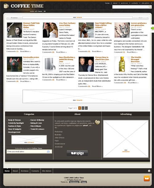 Coffee Time WordPress Theme