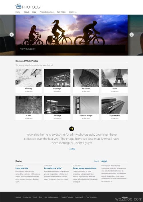 photolist wordpress theme