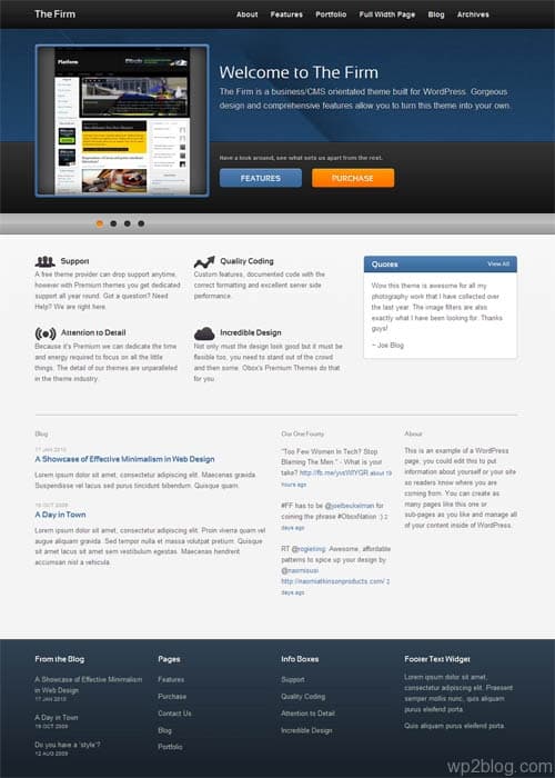 The Firm Premium WordPress Theme