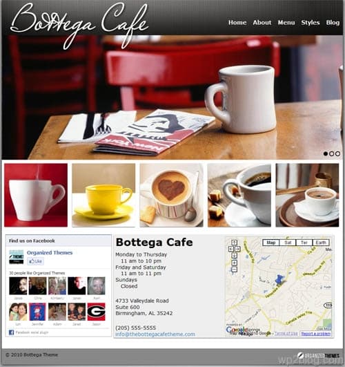 Bottega Premium WordPress Restaurant Theme