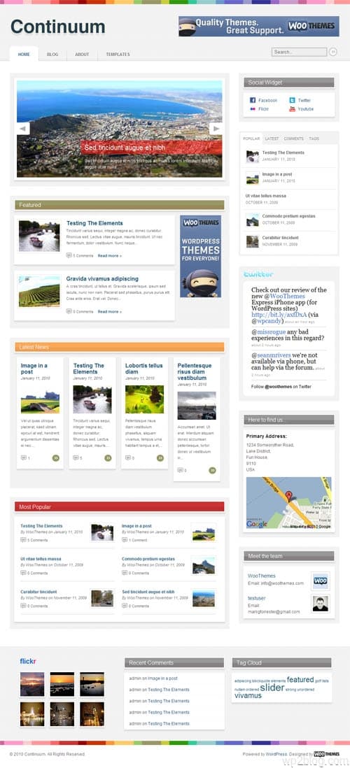 Continuum Magazine WordPress Theme