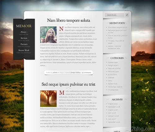 Memoir Premium WordPress Theme