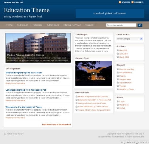 studiopress education theme