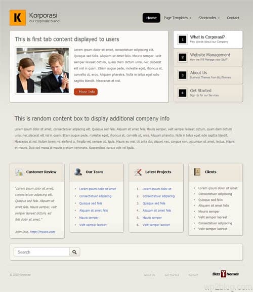 Korporasi Premium WordPress Theme