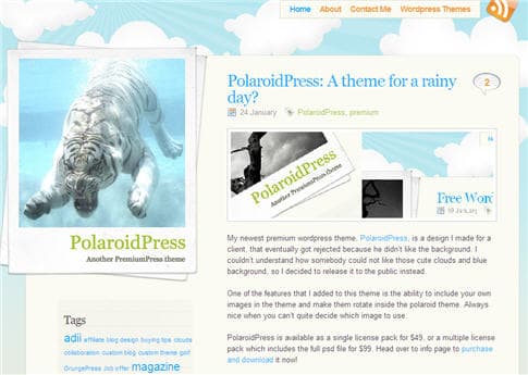 PolaroidPress Theme