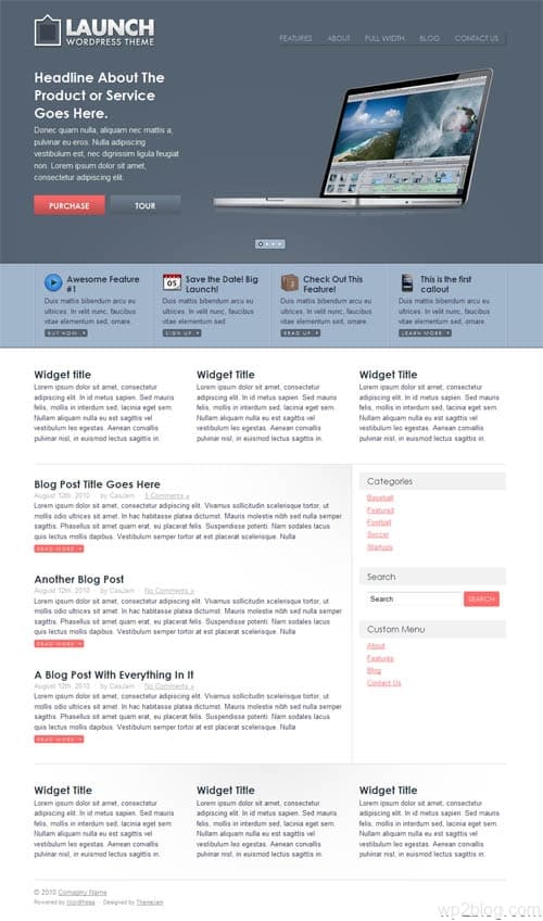 Launch Premium WordPress Theme