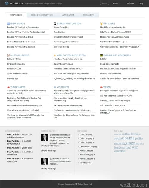 rss aggregator wordpress theme