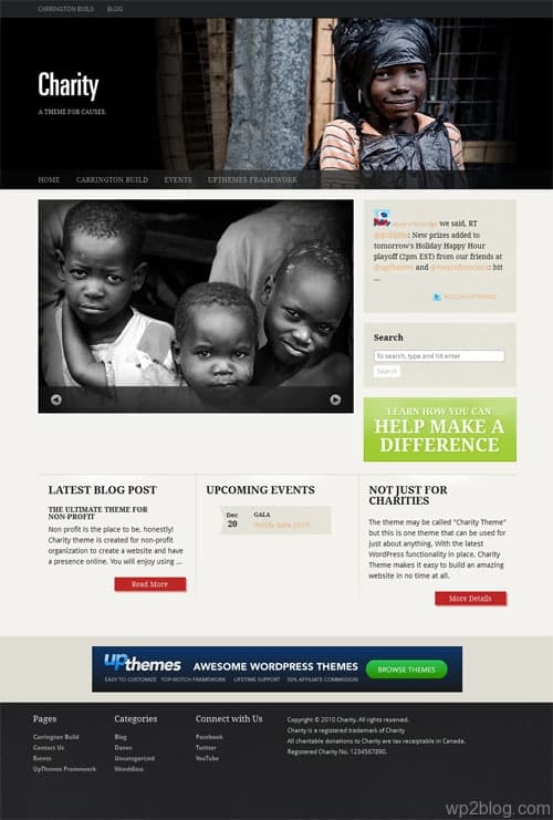 Charity Premium WordPress Theme