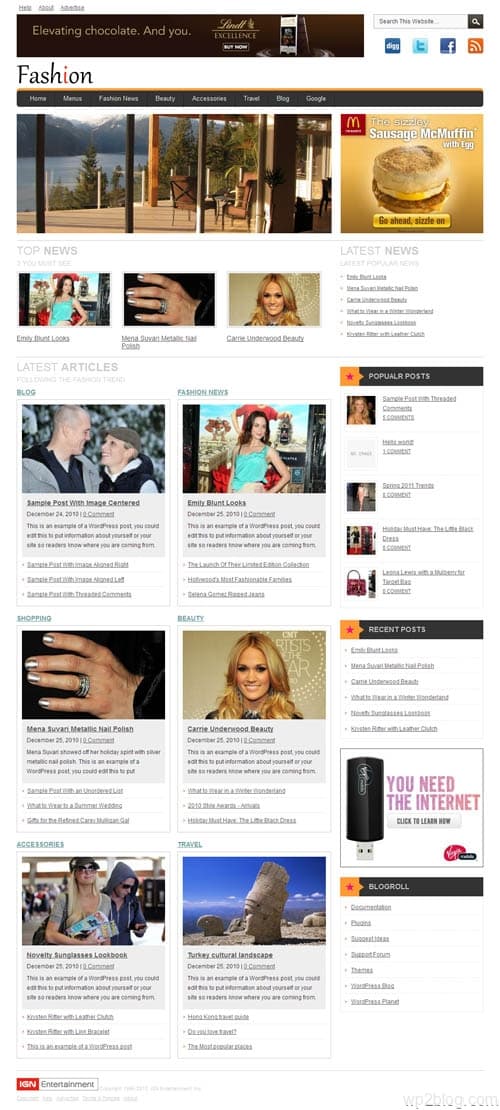 Fashion Premium WordPress Theme