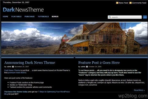 Dark News Theme